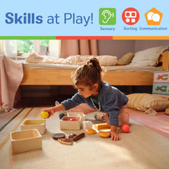 Melissa & Doug set staged in a child kitchen encouraging imaginative play