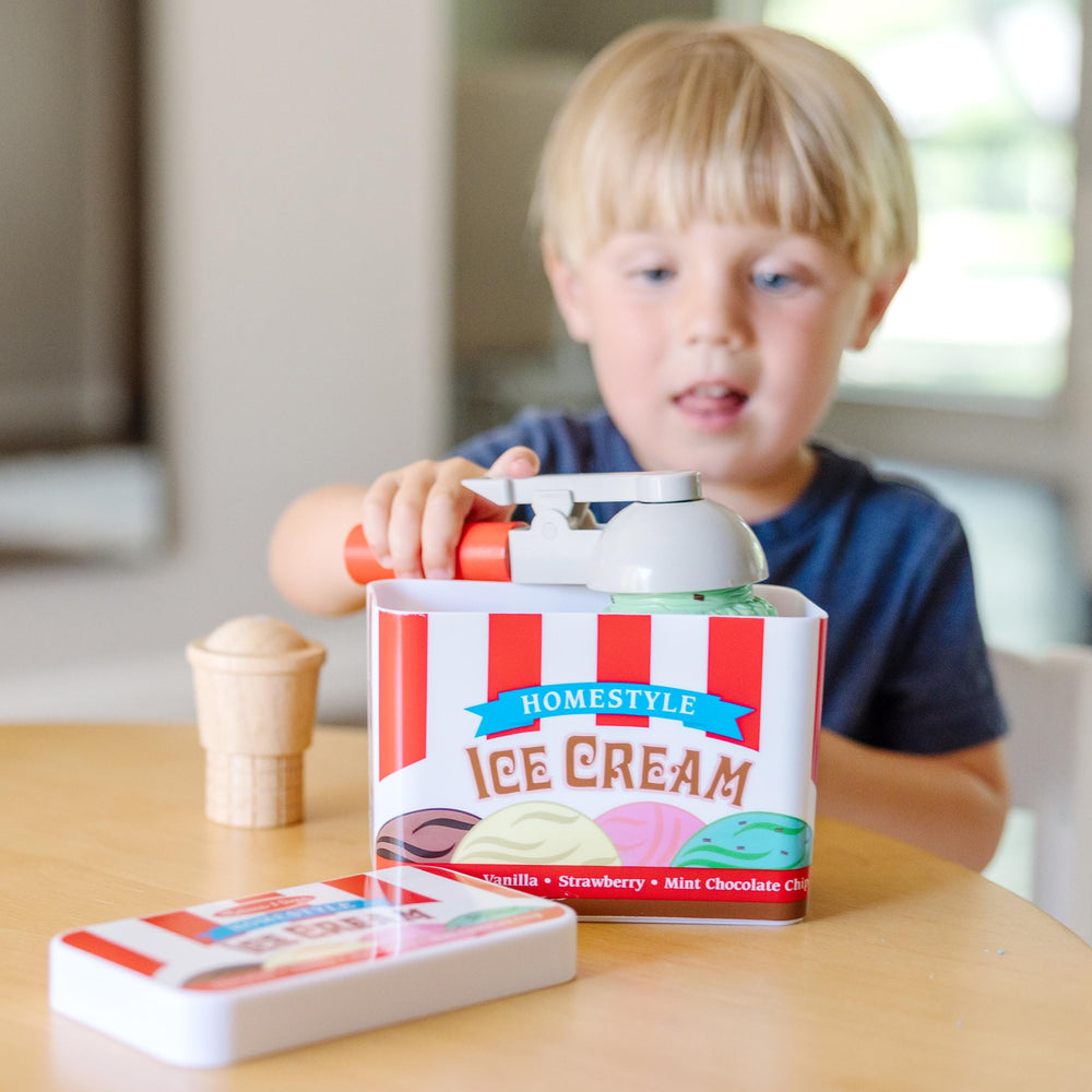 Melissa & Doug magnetic scooper close-up demonstrating easy pickup