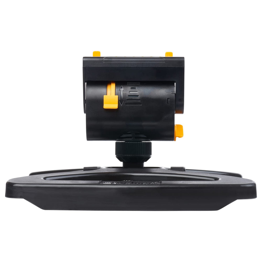 Melnor MiniMax Turbo dirt-resistant drive detail showing mechanism benefit: reliable operation