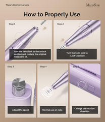 MelodySusie SC300F handpiece close-up highlighting ergonomic grip for reduced hand fatigue