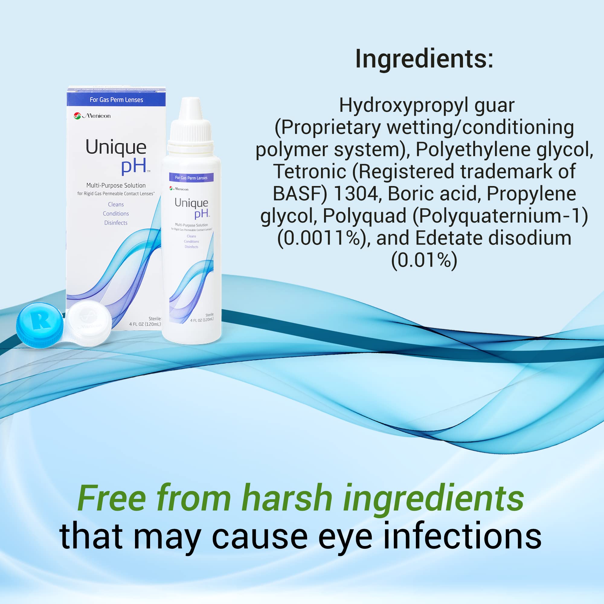 Menicon Unique displayed in travel bag showing convenient on-the-go care