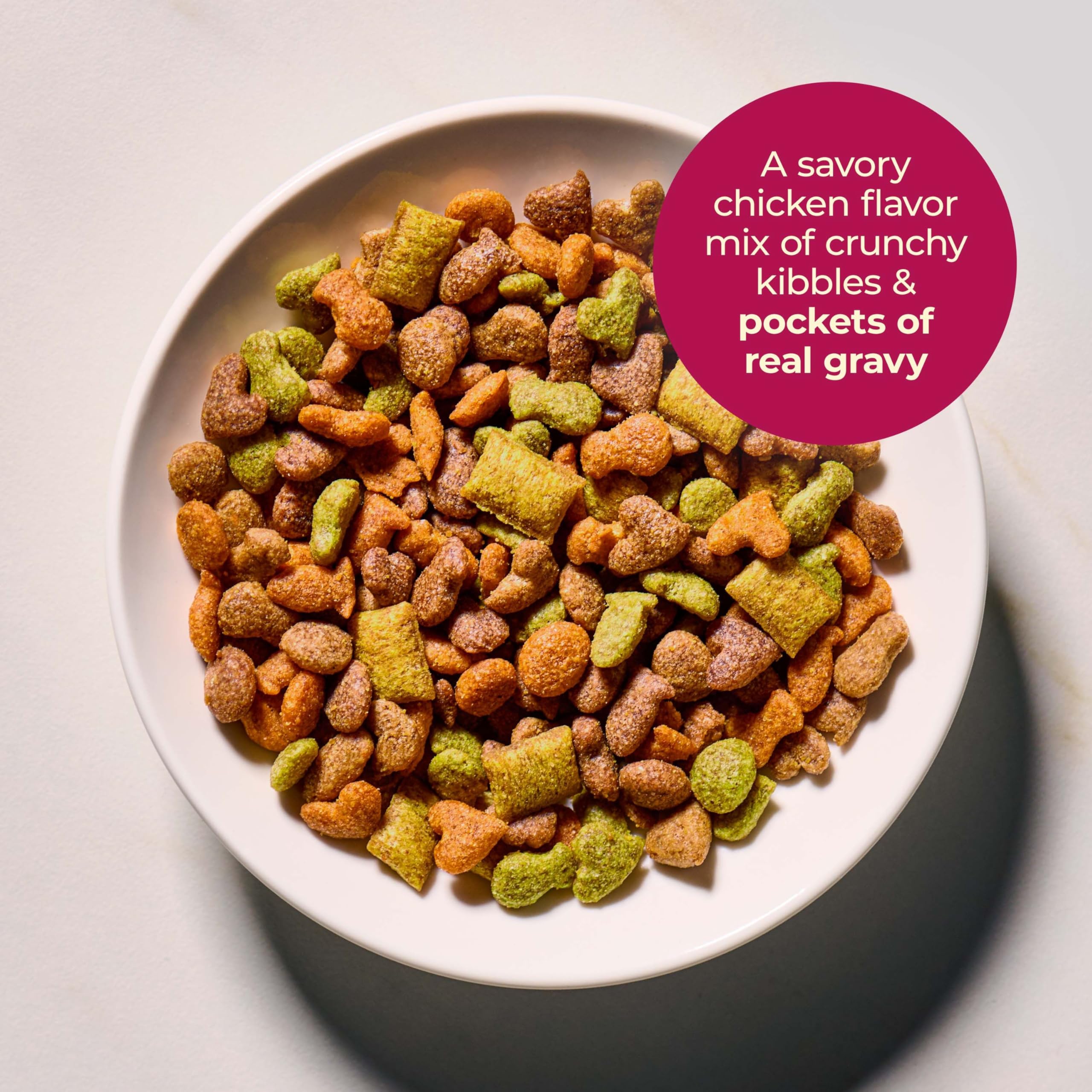 Meow Mix served in bowl demonstrating ready-to-eat appeal