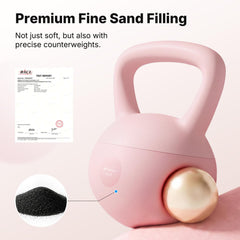 MERACH kettlebell rubber base detail protects floors and reduces noise