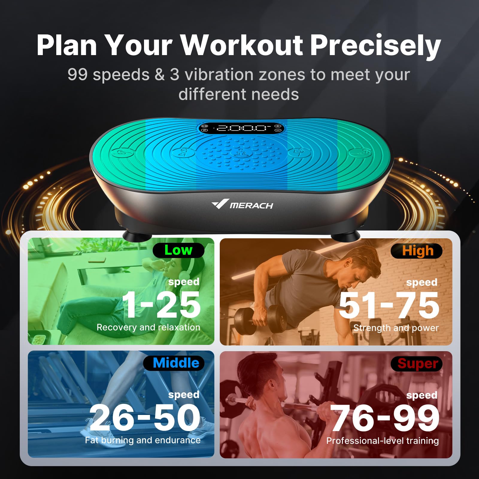 MERACH V33 Pro Bluetooth speaker in use streaming music to boost workout motivation