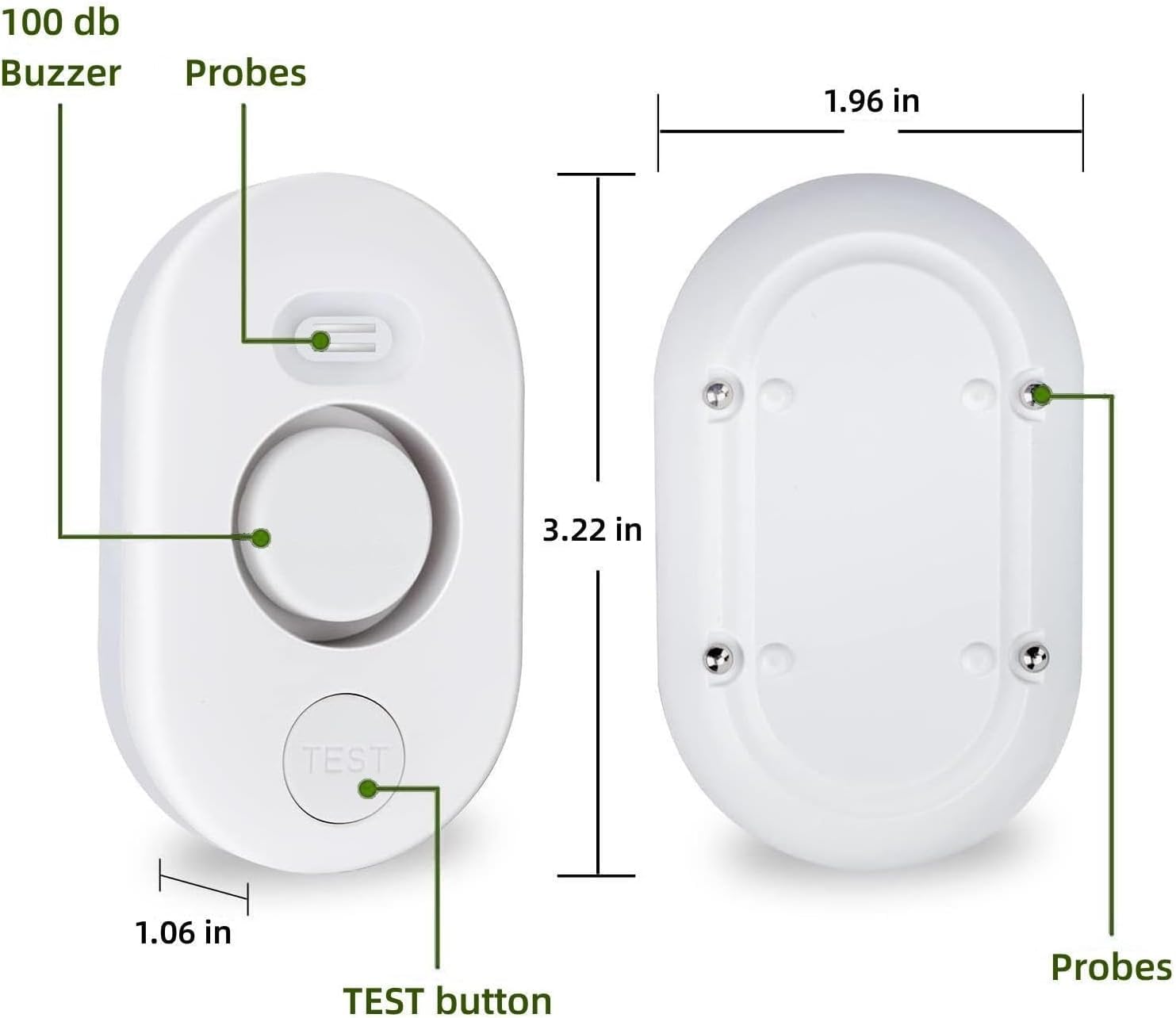 METAK held in hand for size comparison indicating small, unobtrusive monitoring device