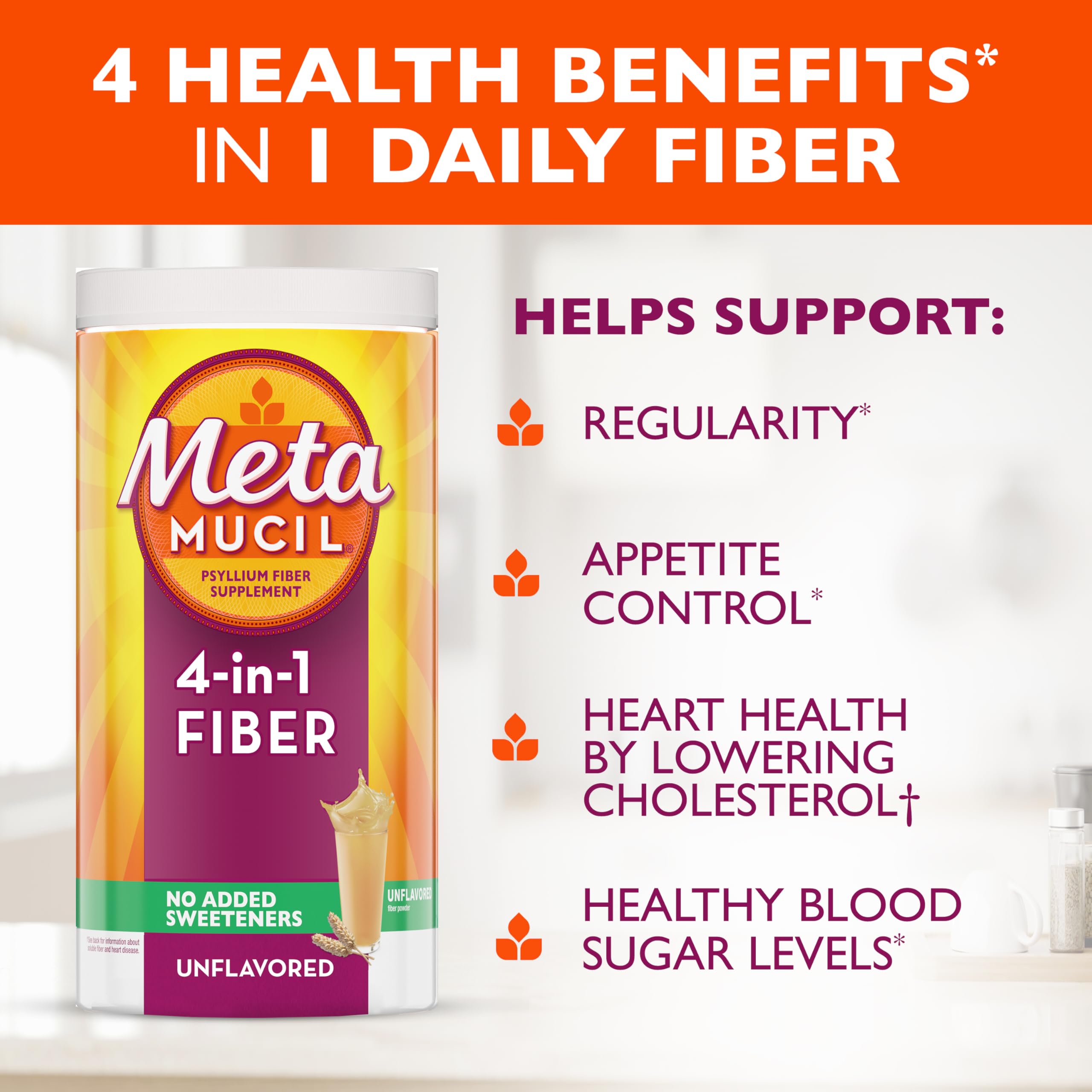 metamucil powder close-up texture highlighting smooth psyllium husk benefits