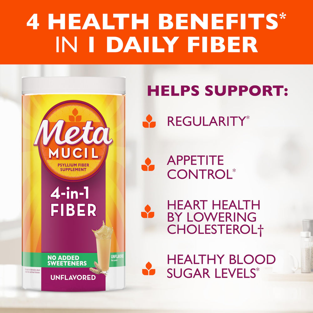 metamucil powder close-up texture highlighting smooth psyllium husk benefits
