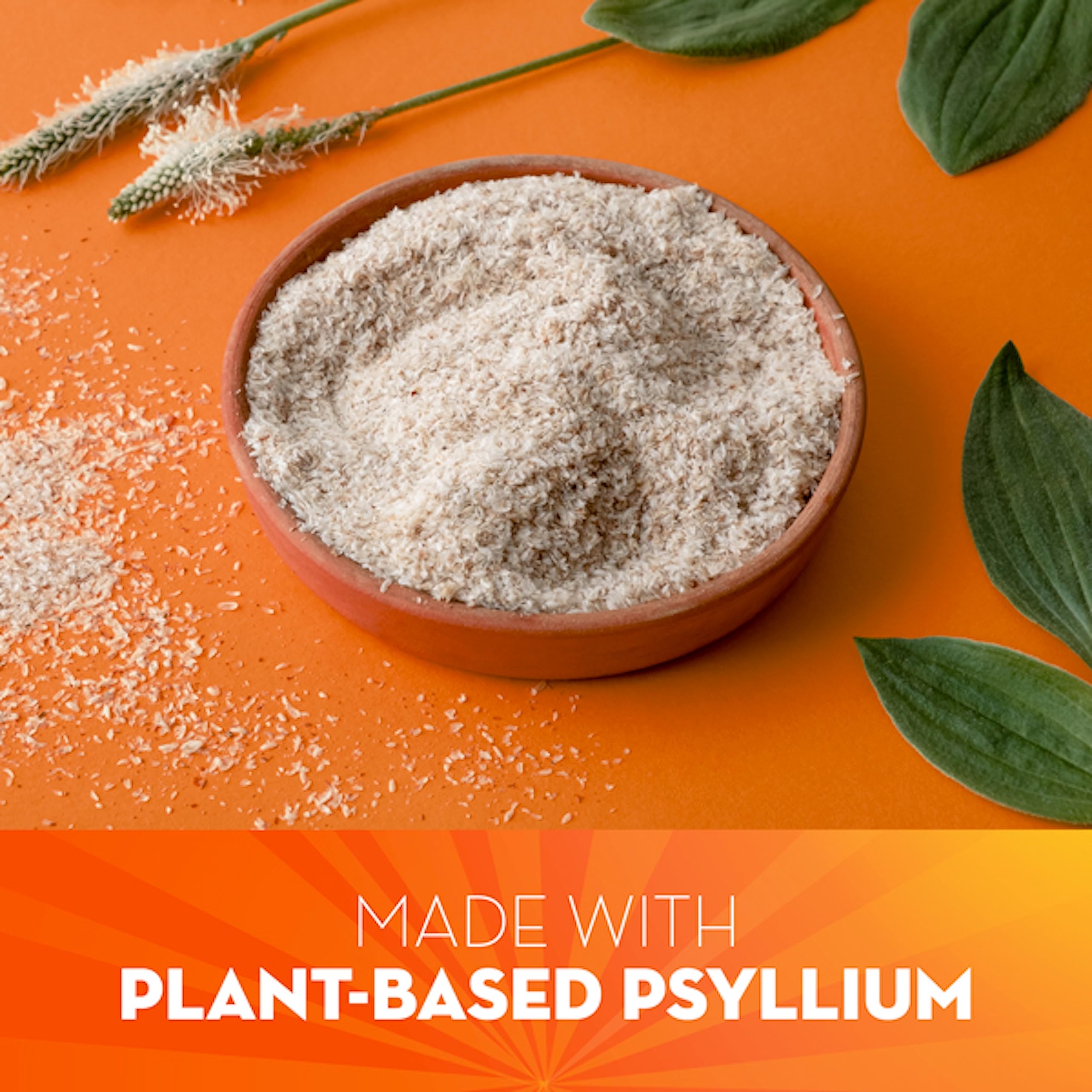 Metamucil Fiber Thin paired with coffee to add fiber to breakfast