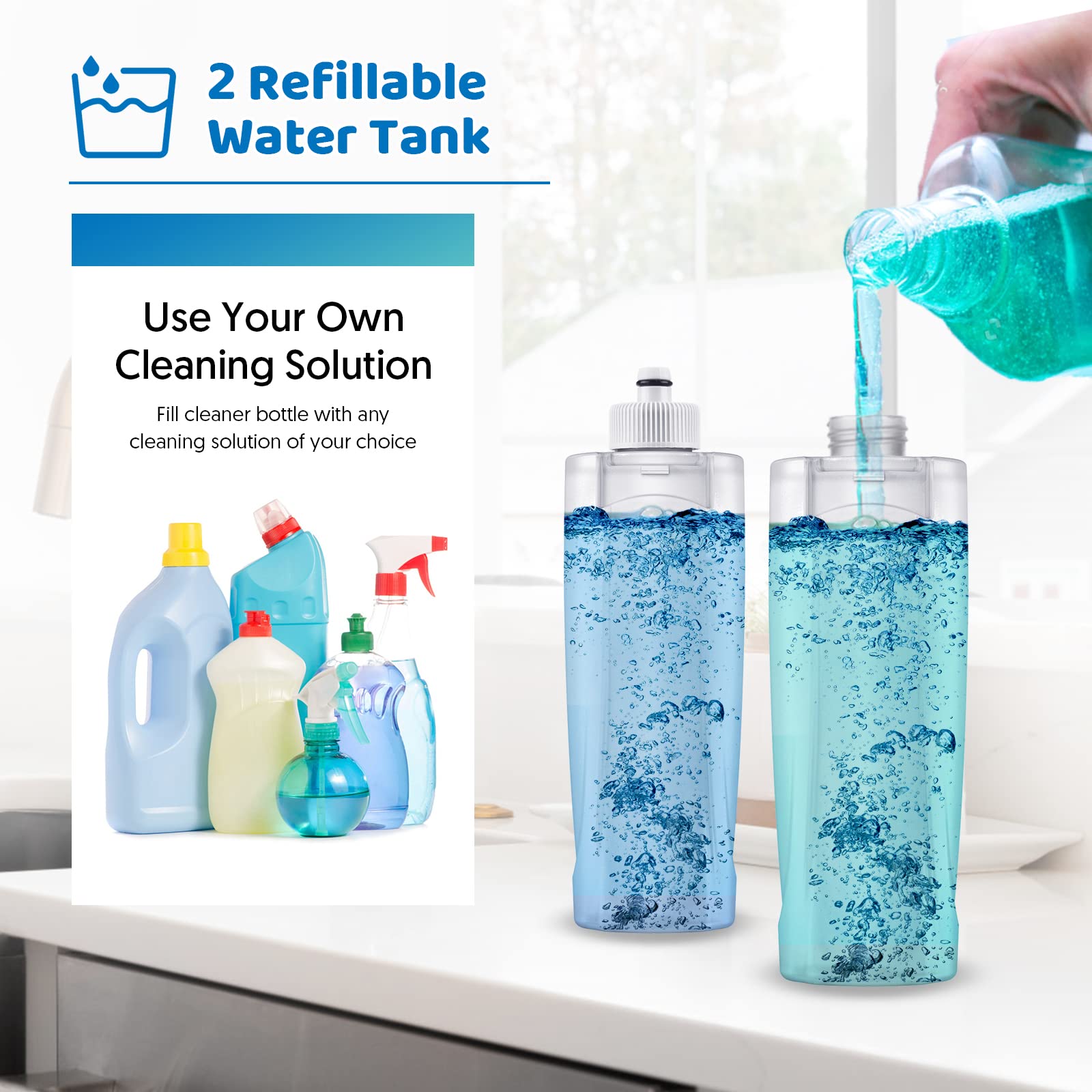 MEXERRIS microfiber pads stack demonstrating reusable, money-saving advantage