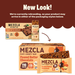 Mezcla bar cross-section with creamy bottom coating showing layered taste