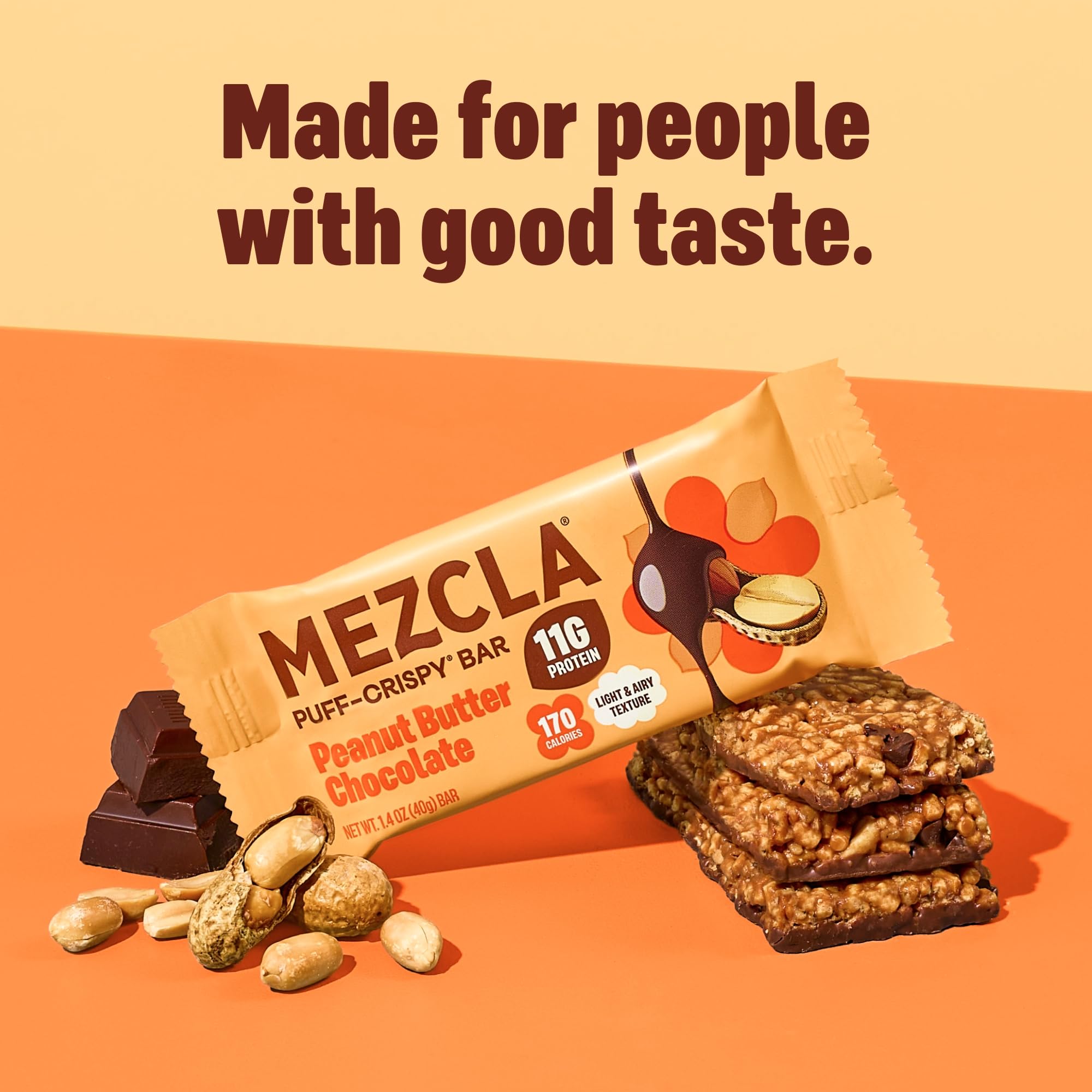 Mezcla nutrition facts label view helping customers check protein content