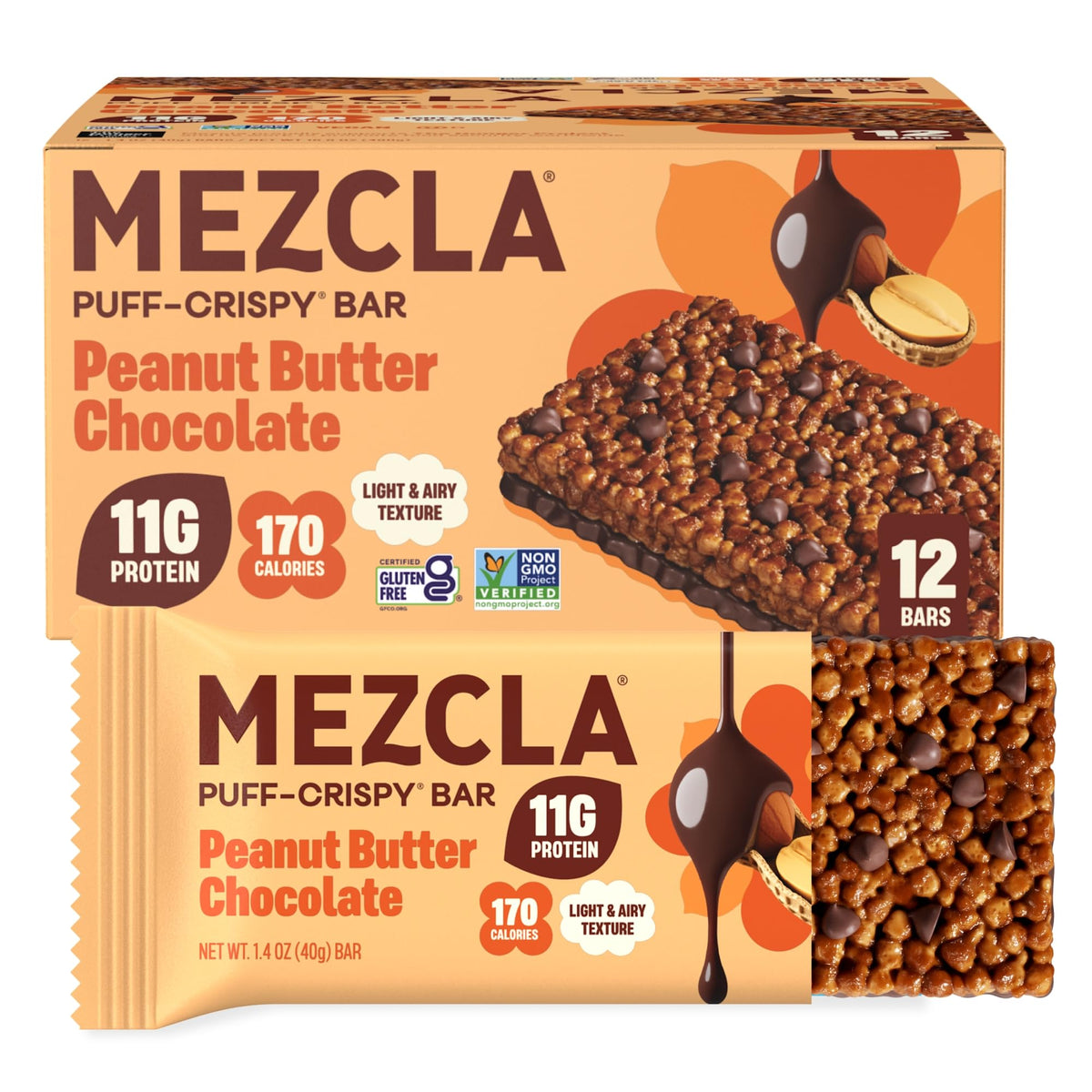 Mezcla front packaging showing 12-bar pack offering convenient supply