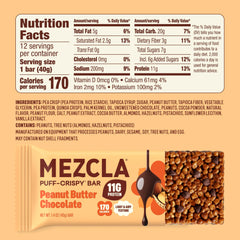 Mezcla close-up of puff-crispy texture highlighting light crunch benefit