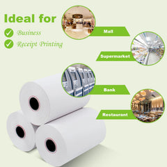 MFLABEL cardboard core and roll edge detail illustrating jam-free stability benefit