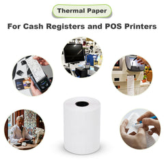 MFLABEL roll loaded into a Clover POS demonstrating easy installation benefit