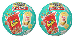 MGA's Miniverse front packaging showing two sealed blind balls and branding benefit: surprise reveal
