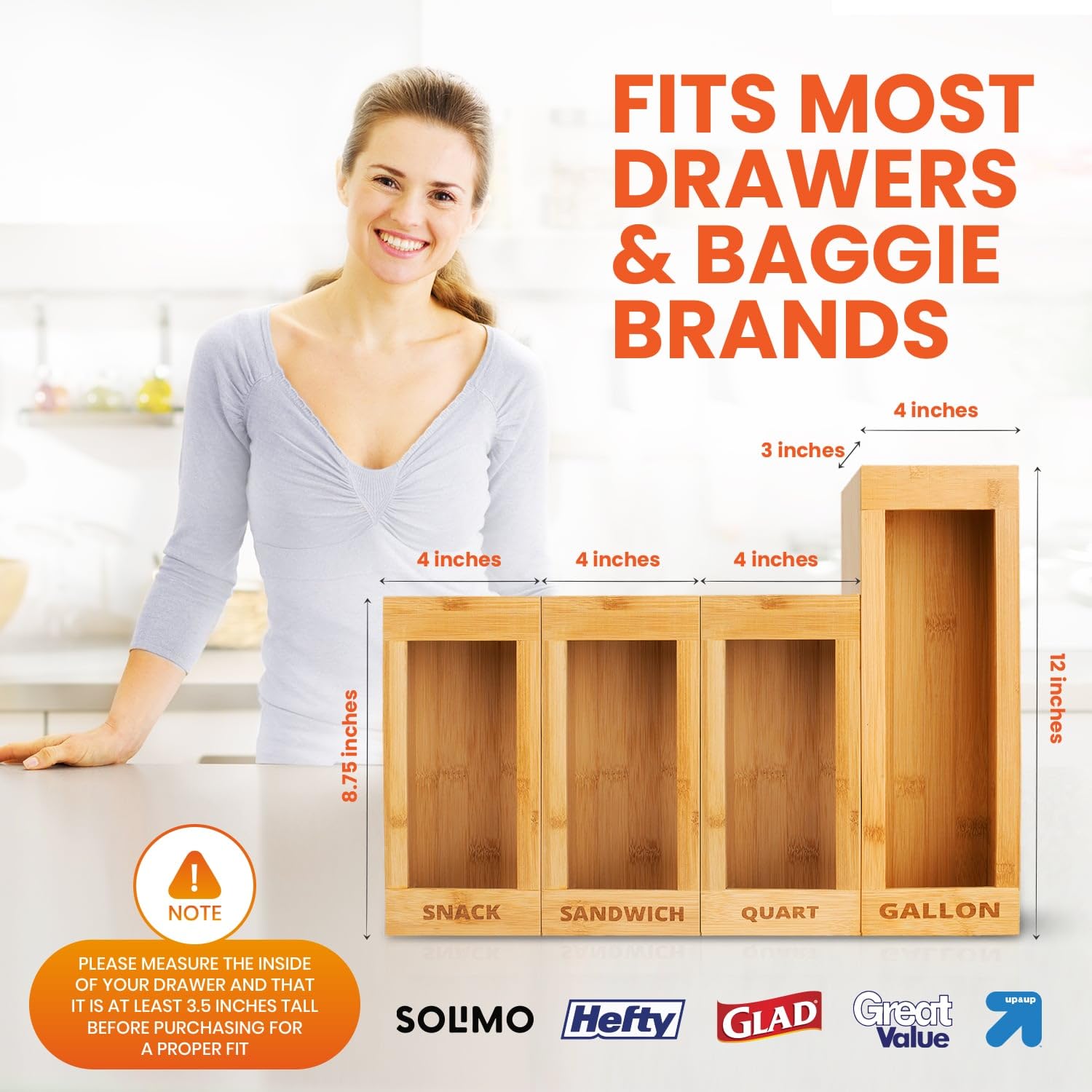 mHomeBilt installed in a kitchen drawer demonstrating space-saving organization