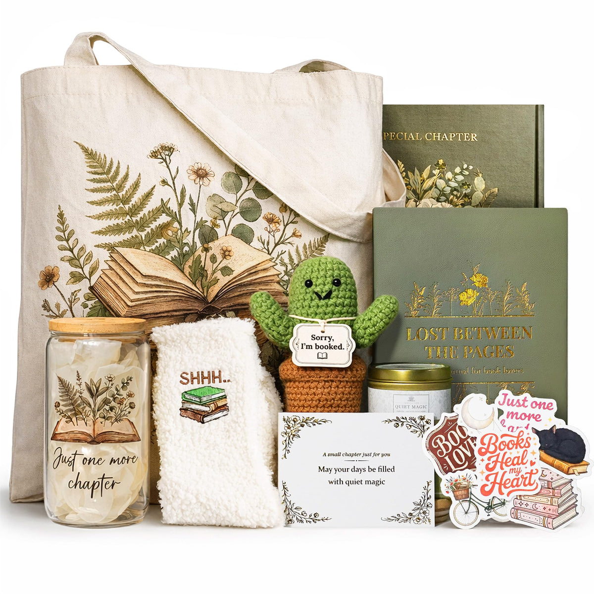 MHSMHL front packaging of premium bookish gift box showing ready-to-give presentation