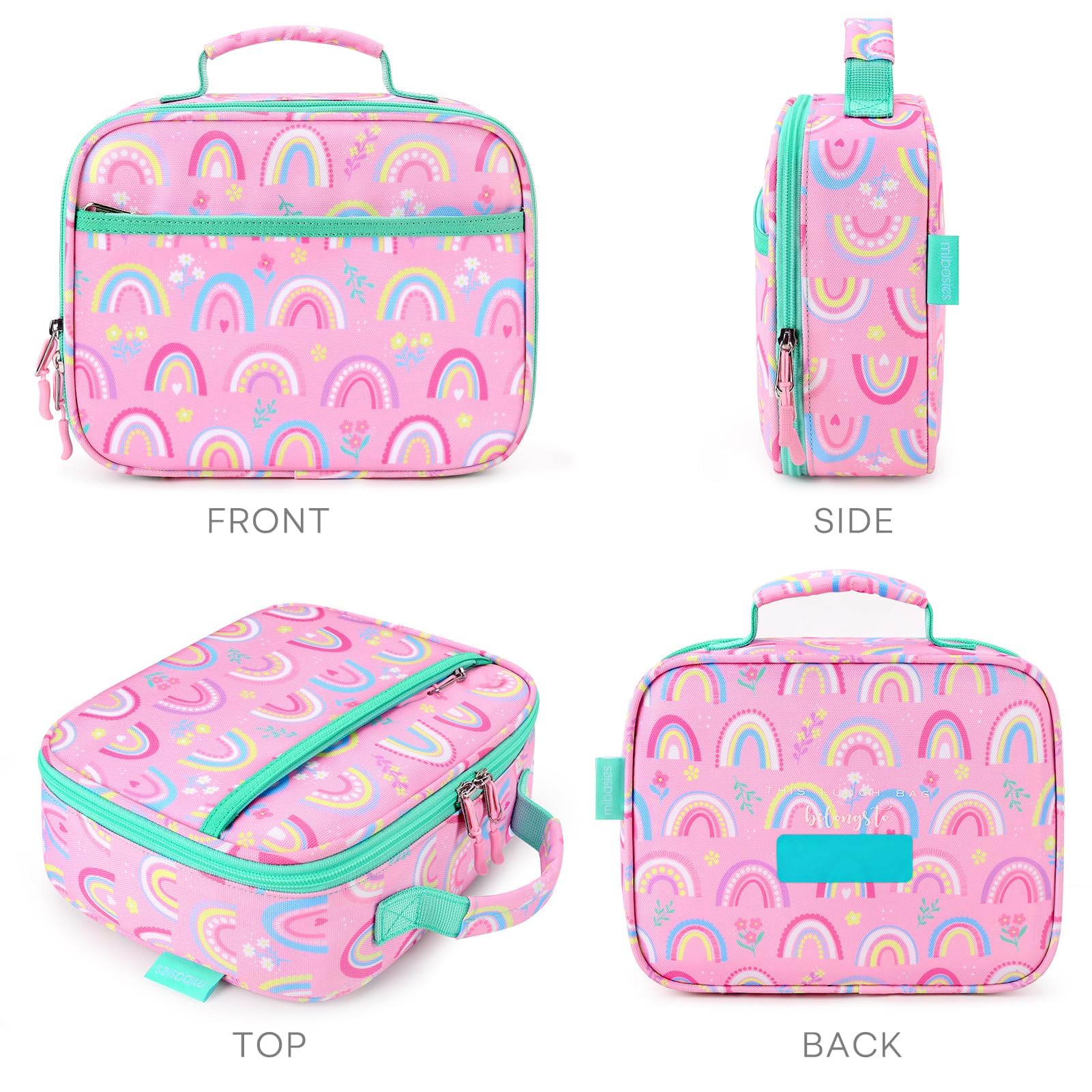 mibasies pattern and fabric texture closeup reveals durable 900D polyester strength