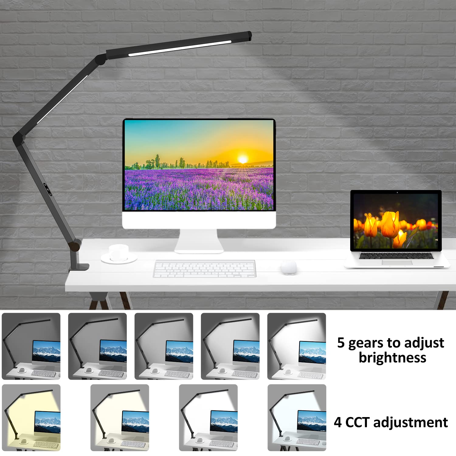 Micomlan headlight showing dual LED bars and balanced illumination for shadow-free workspace
