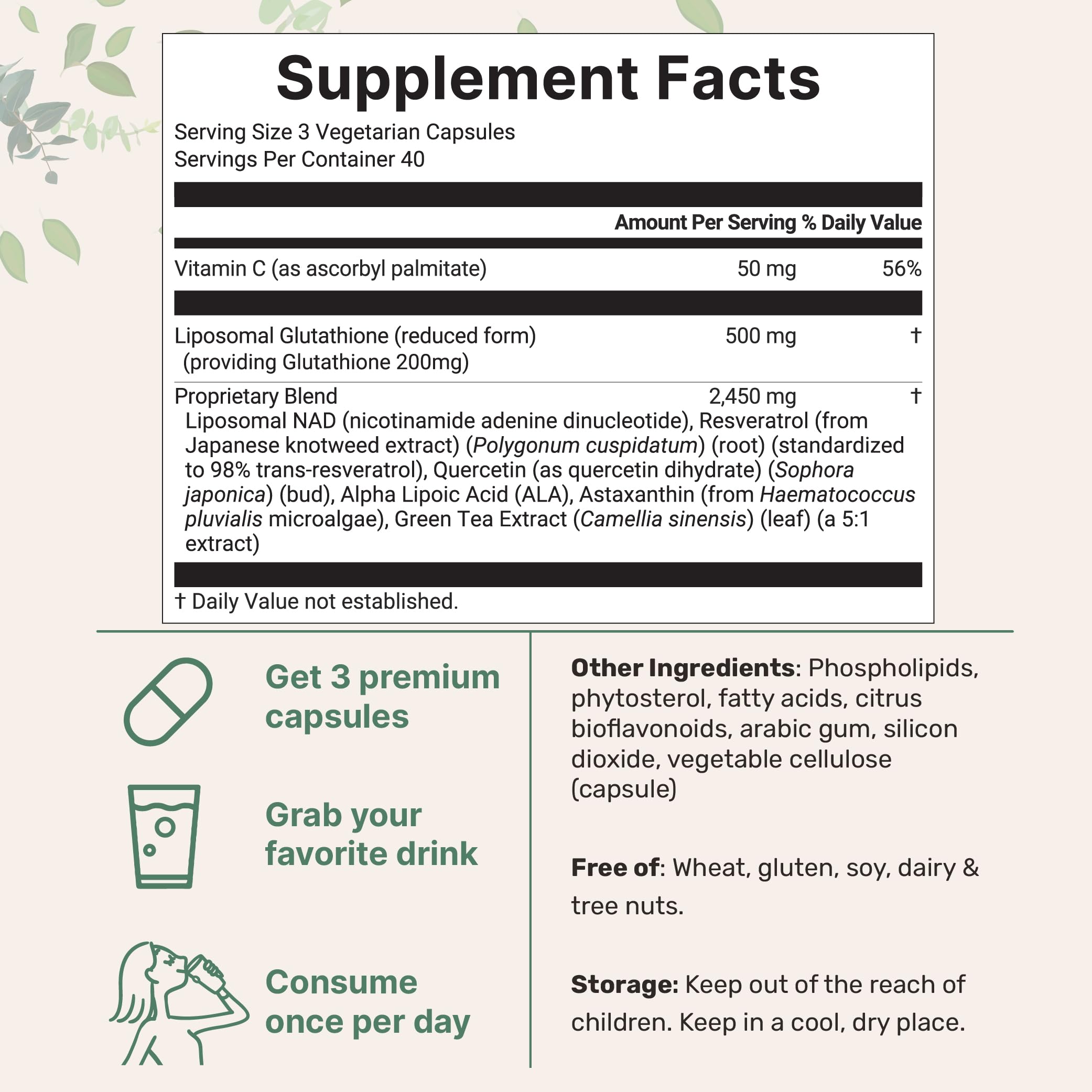 Micro Ingredients vegetarian capsules close up showing smooth texture and easy swallowing