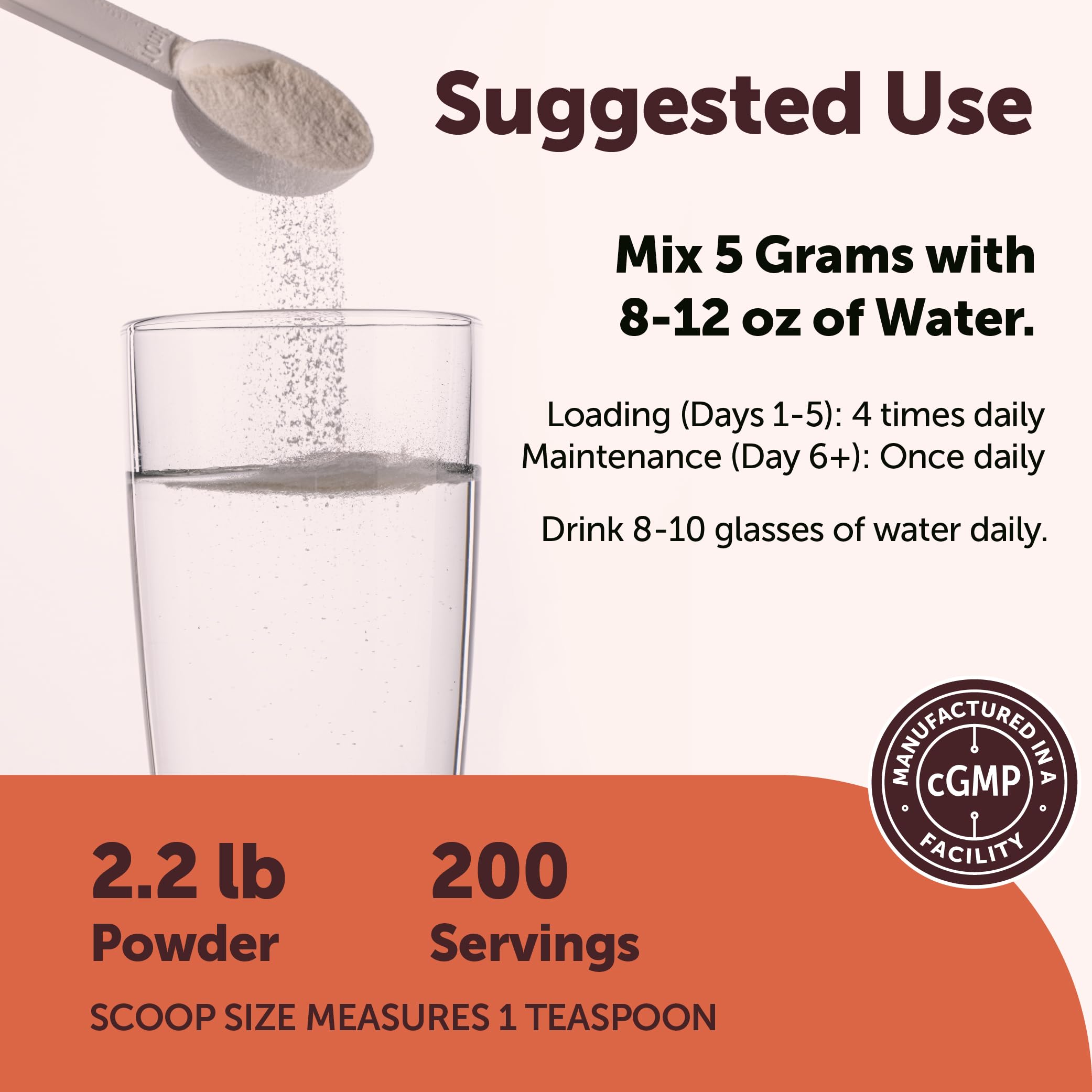 Micro Ingredients powder dissolving in water demonstrating quick mixability benefit