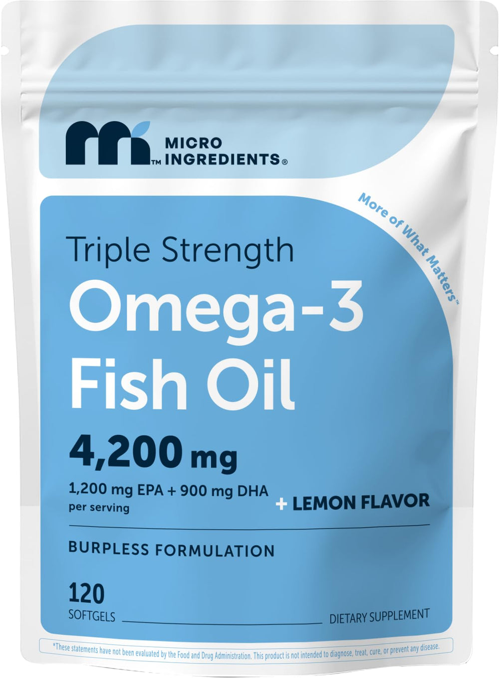 Micro Ingredients front label showing product name and potency benefits