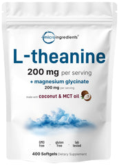 Micro Ingredients front packaging showing product name and 400 softgels count benefits