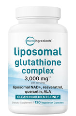 Micro Ingredients front bottle view showing supplement branding and clear label benefits