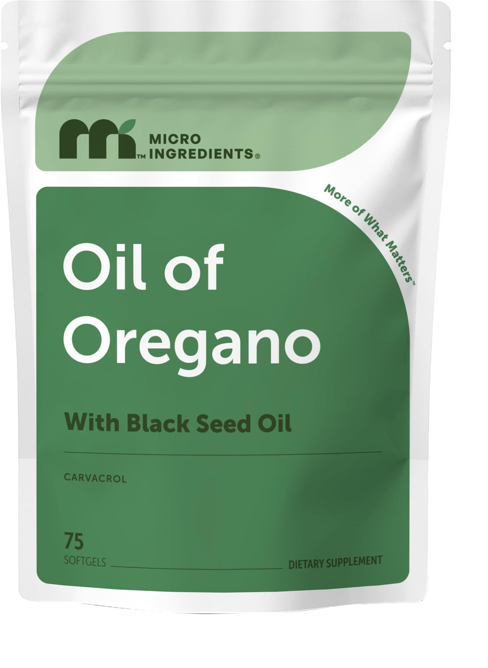Micro Ingredients front packaging showing product name and softgels benefits