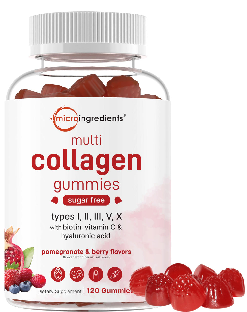Micro Ingredients front packaging showing bottle and label benefits