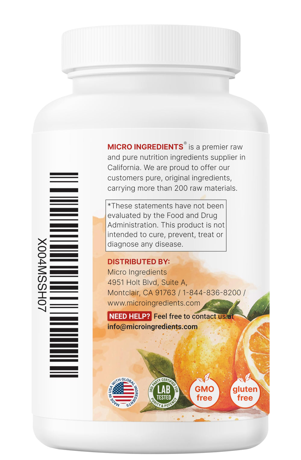 Micro Ingredients raw ingredient sourcing shot showing clean supply chain visuals and commitment to purity