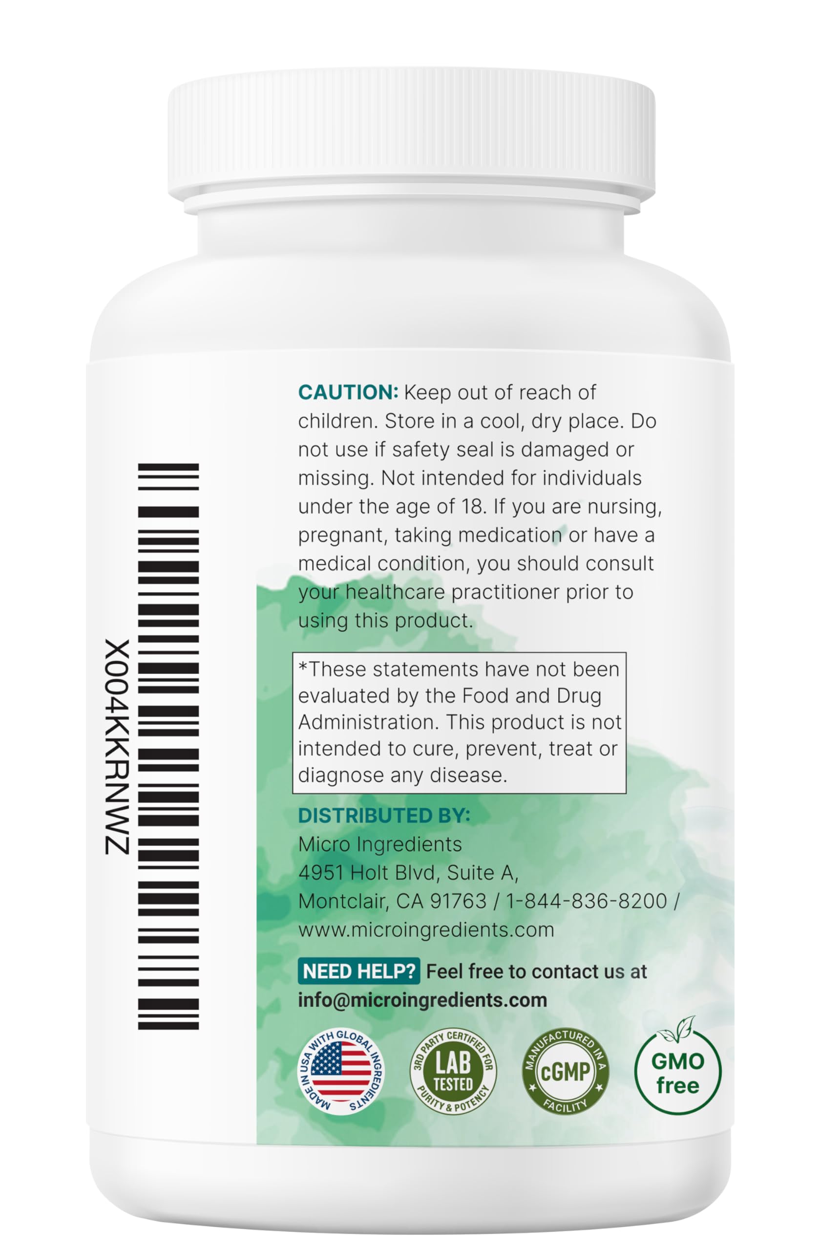 Micro Ingredients bottle on kitchen table suggesting daily digestive support