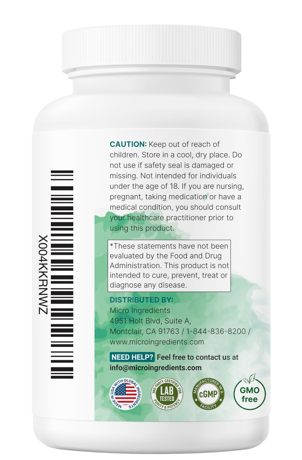Micro Ingredients bottle on kitchen table suggesting daily digestive support