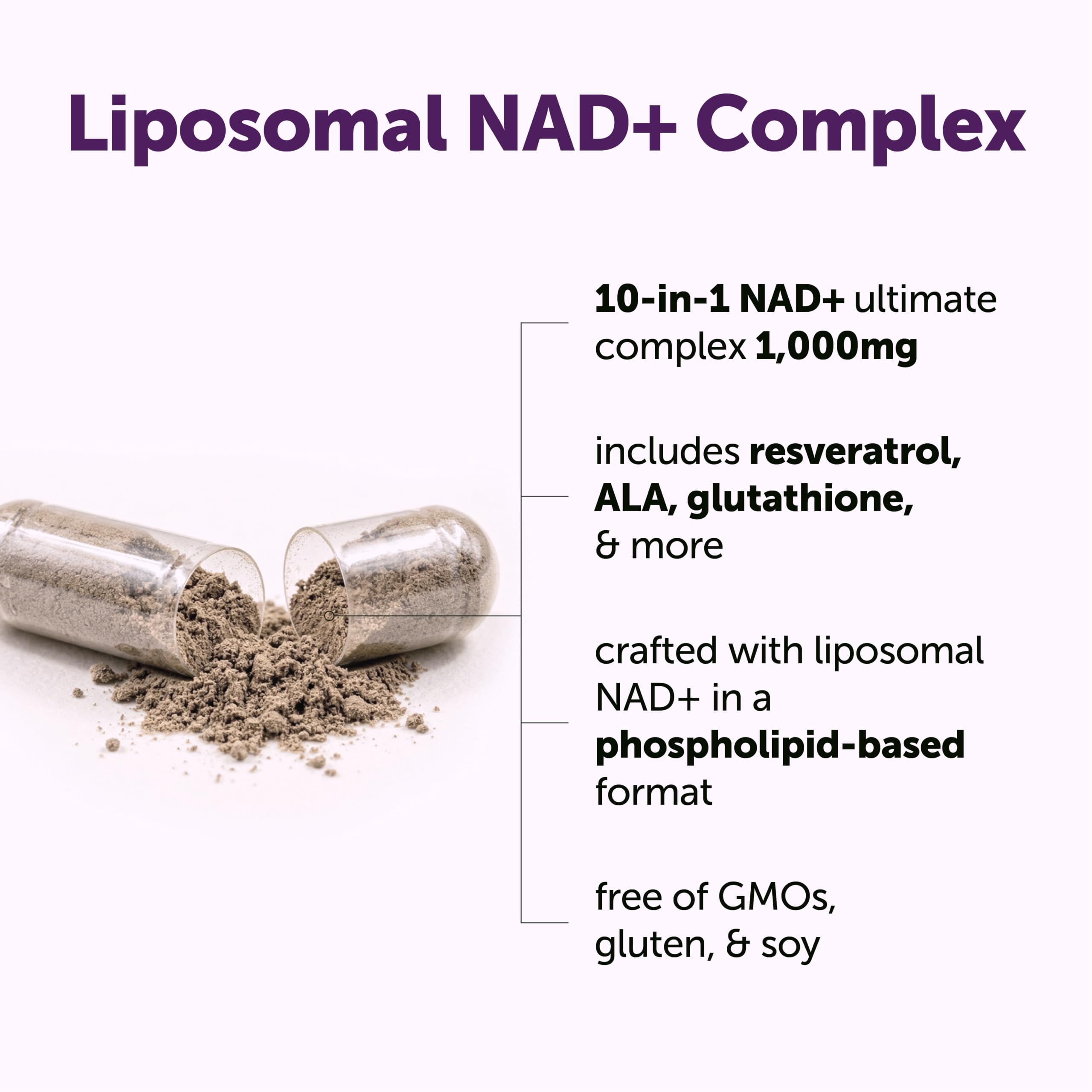 Micro Ingredients supplement label with ingredient amounts for transparency and trust