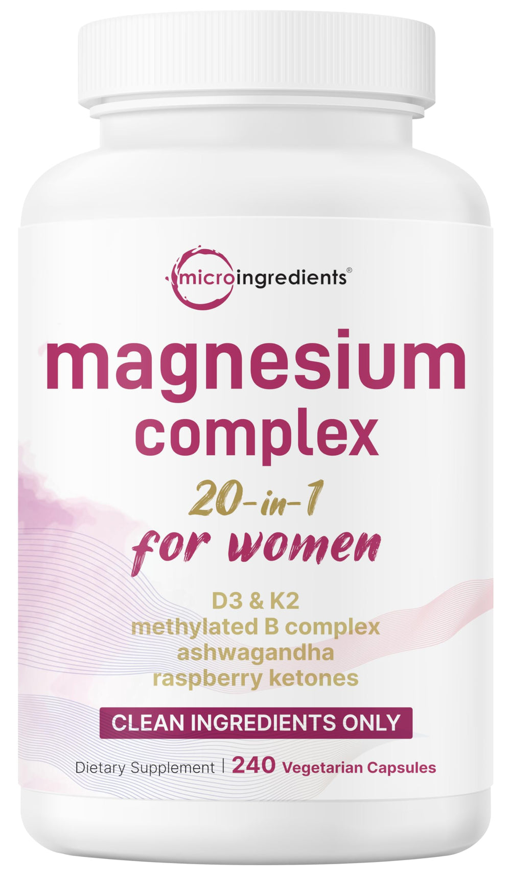 Micro Ingredients front packaging showing bottle and product name benefits