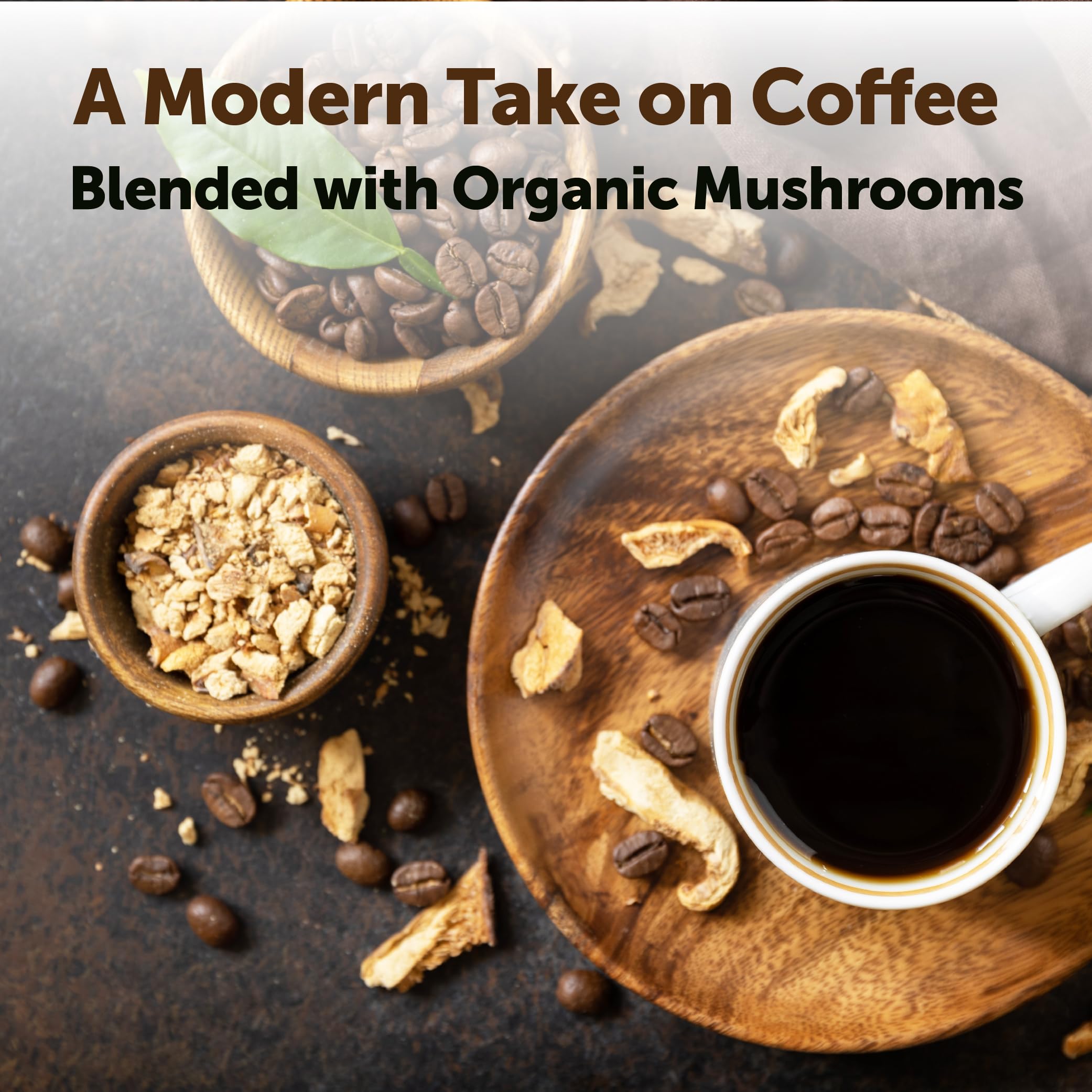 Micro Ingredients blended in mug steaming, easy instant mix for quick mornings