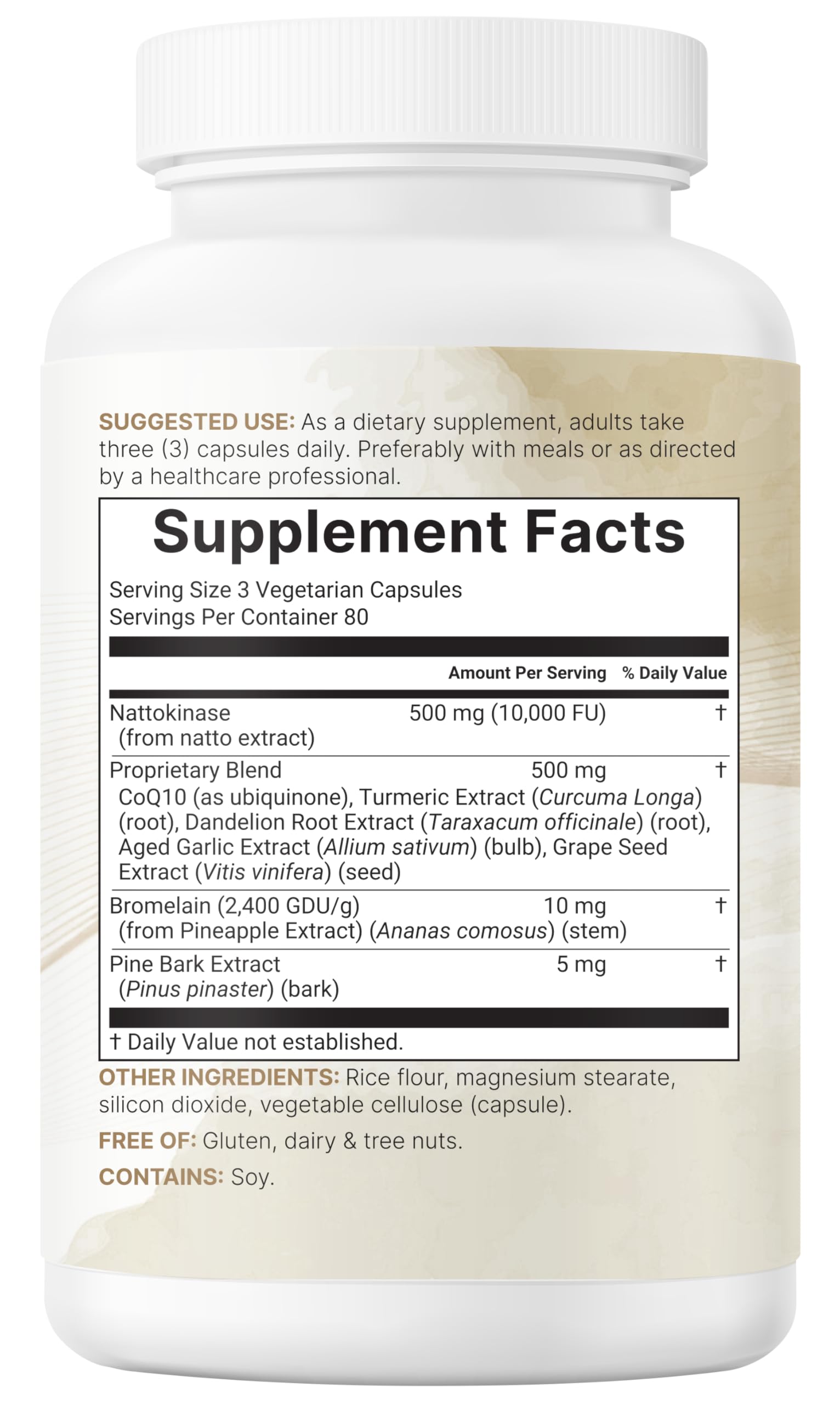 Micro Ingredients supplement facts label clear readable panel for dosage verification