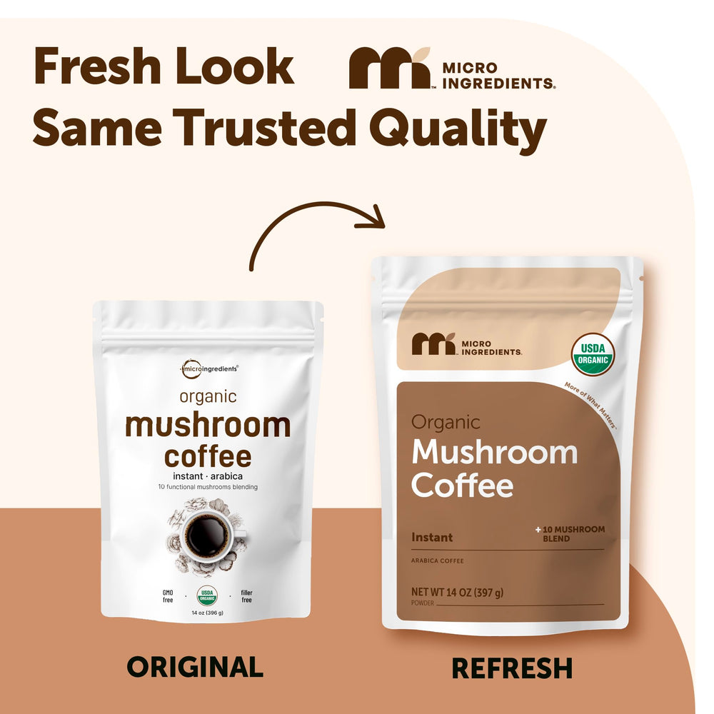 Micro Ingredients open jar with visible powder ready to scoop, convenient storage benefit