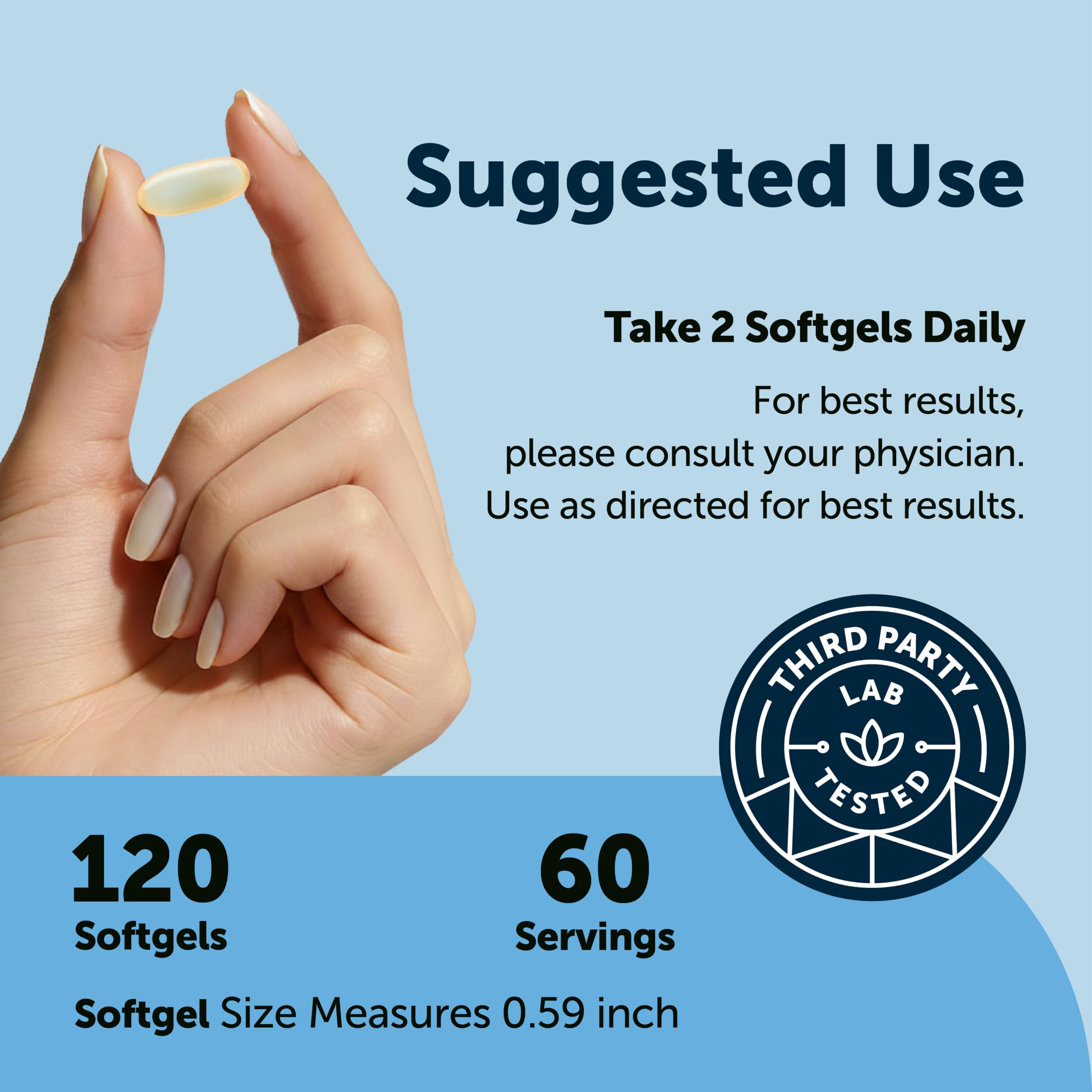 Micro Ingredients softgel cutaway displaying golden rTG oil and concentrated omega-3 clarity