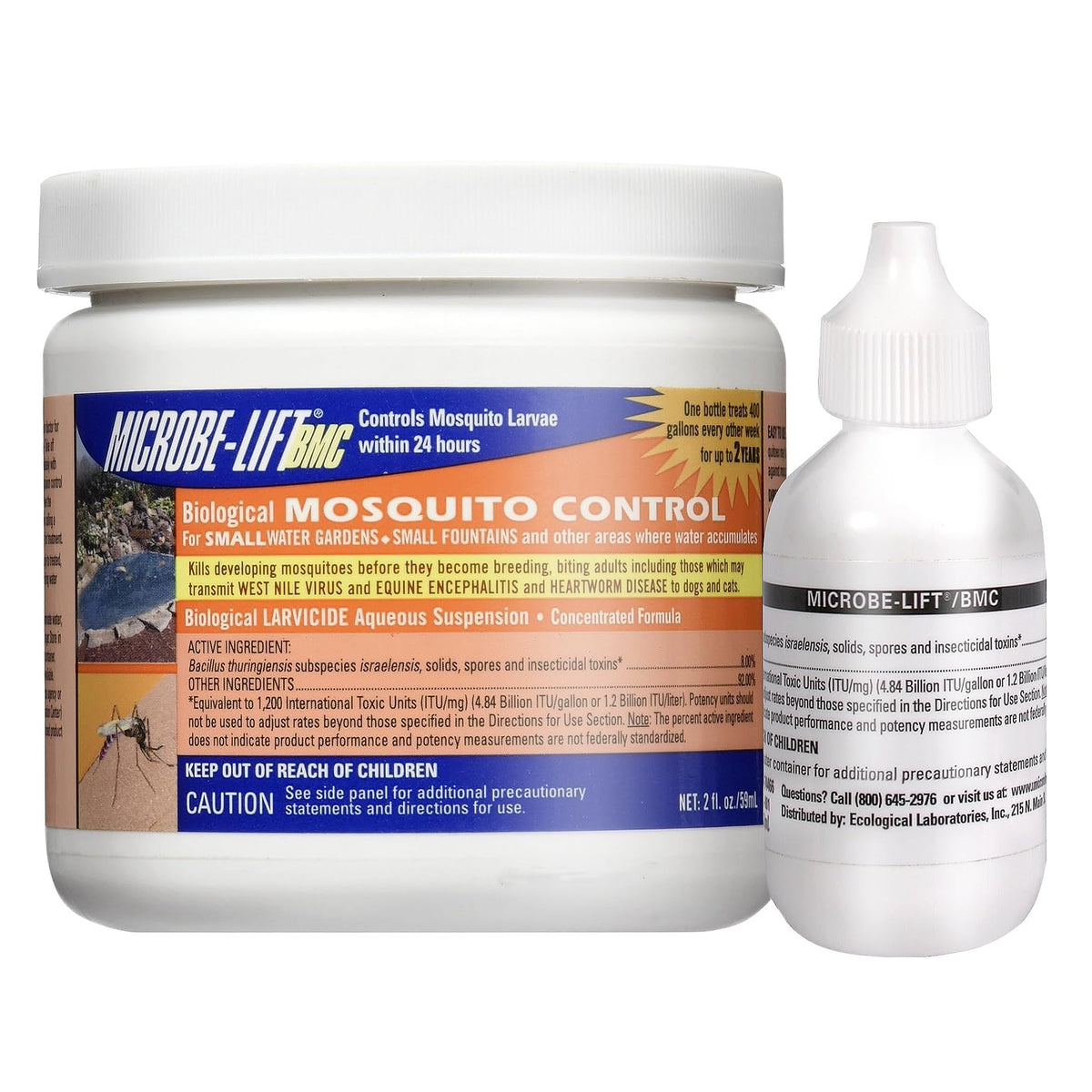 MICROBE-LIFT front label showing product name and size for easy identification