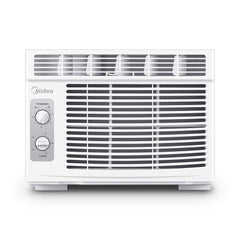 Midea front view showing compact cooling and quiet operation