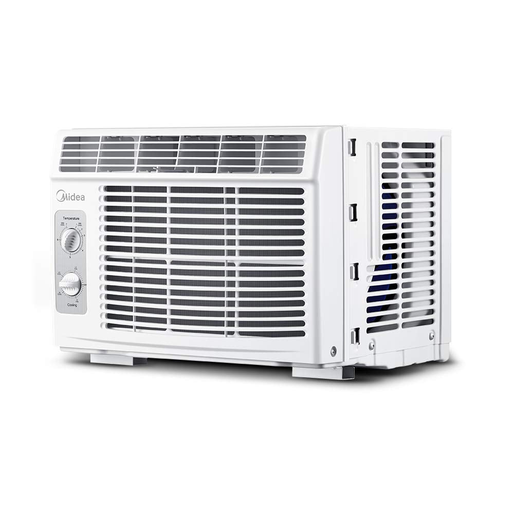 Midea slim profile measurement view for compact window compatibility
