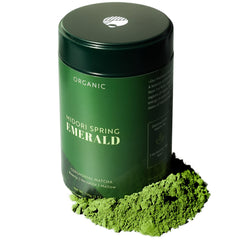 Midori Spring front packaging showing organic certification and benefits