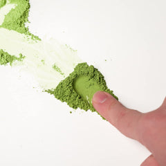 Midori Spring matcha latte in glass illustrating creamy texture and versatility