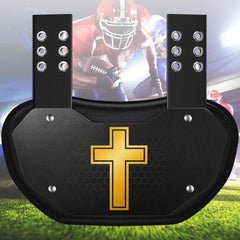 Mieaoll front view showing cross design and solid protection benefit