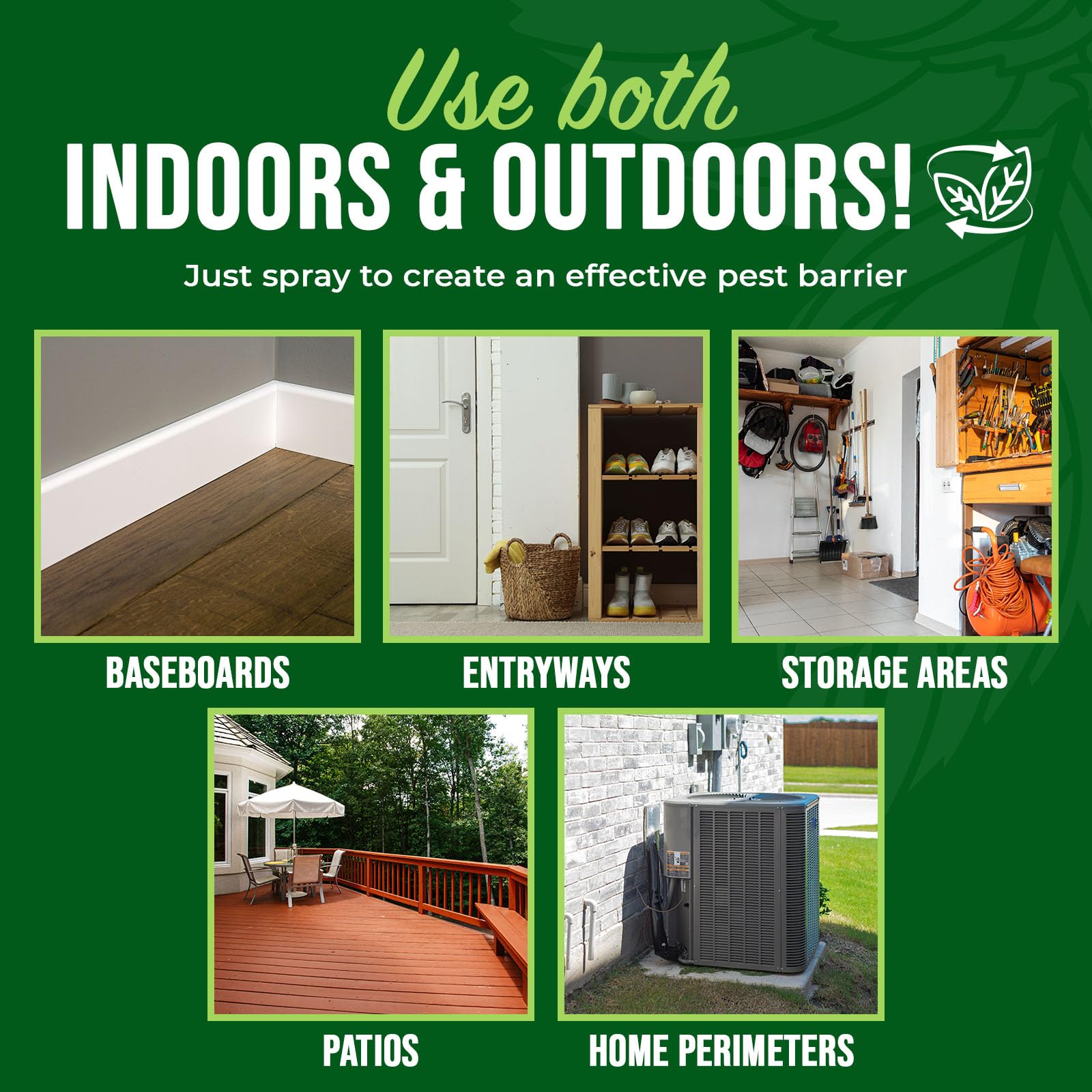 Mighty Mint used on a patio demonstrating outdoor protection and long-lasting coverage