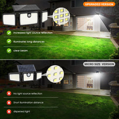 MIHANI LED array lit at night showing clear 2500LM brightness