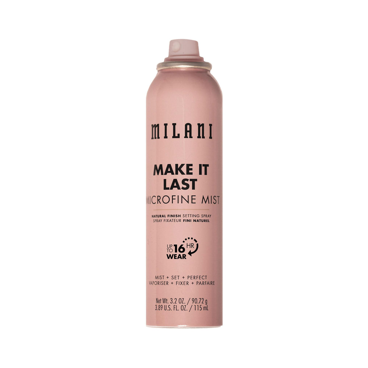 Milani front packaging showing bottle and brand for easy identification