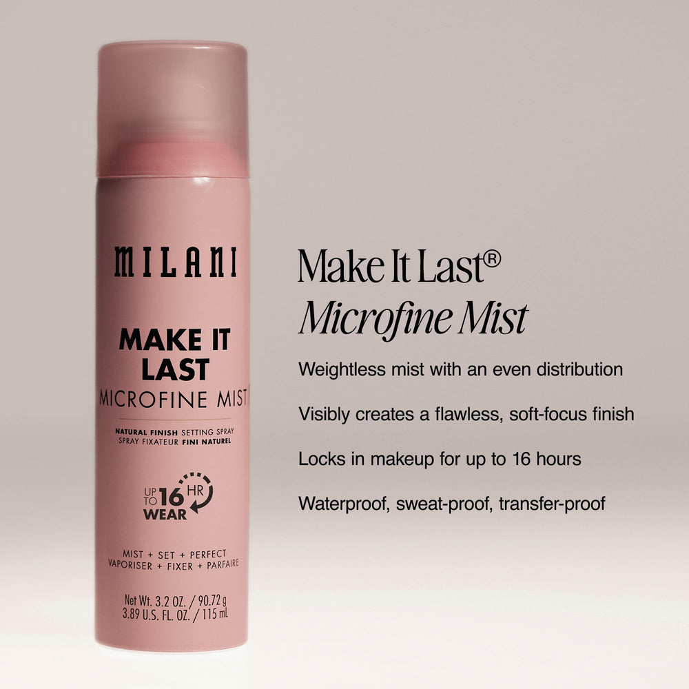 Milani mist cloud texture illustrating weightless spray and soft-focus effect